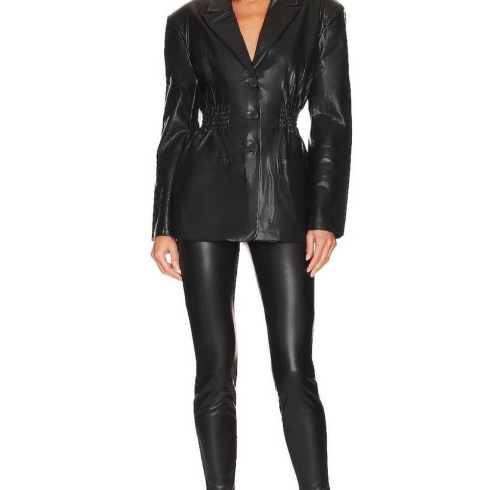 STEVE MADDEN Frida Vegan leather blazer